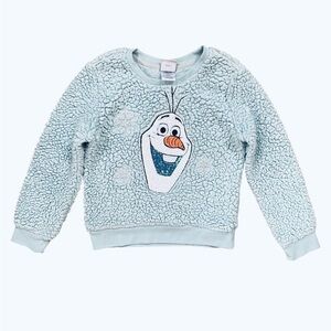 Disney Icy Blue Olaf Cozy Sherpa Sweatshirt Kids